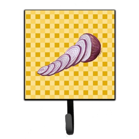 Jensendistributionservices Red Onion on Basketweave Leash or Key Holder MI1712522